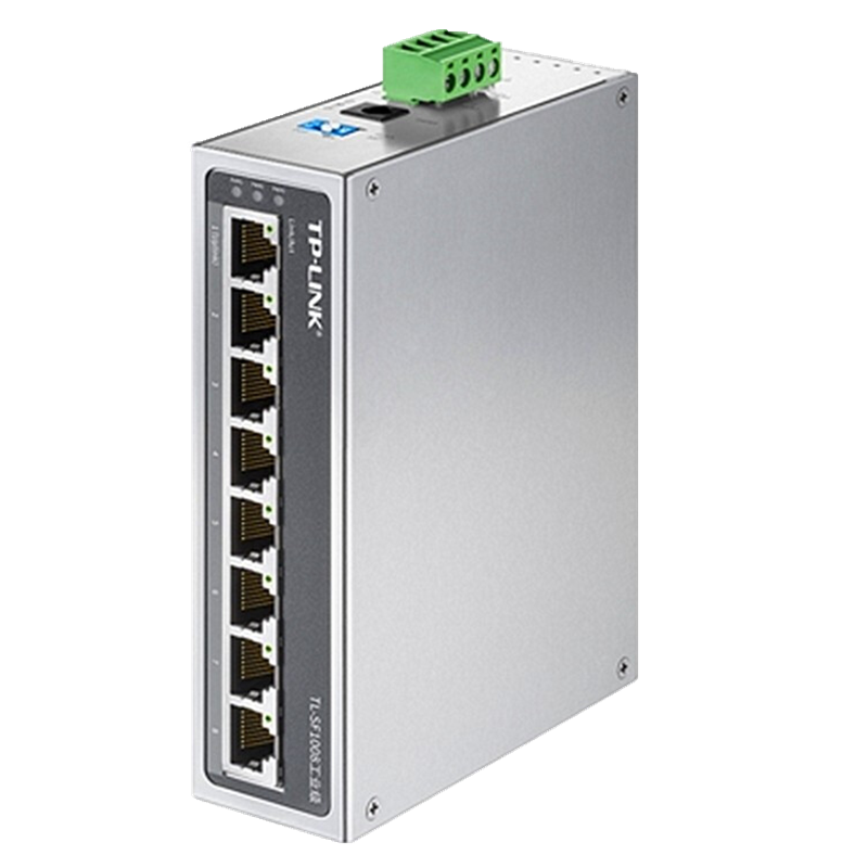 TP-LINK TL-SF1008 工业级8口百兆交换机 监控与企业网络的可靠基石